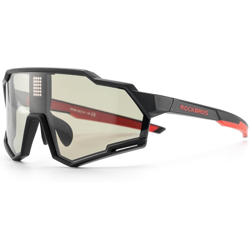 image:imageROCKBROS Smart Photochromic Cycling Glasses for Men Women Polarized Sunglasses UV Protection for Baseball Running Biking Softball