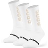 White Grid Gold Logo-3 Pairs