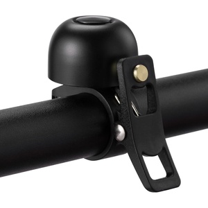 ROCKBROS Bike Bell, Copper Alloy Bike Bell, Loud Sound Classic Bike Ring Bell for Adults, for 0.82’’-0.9’’/21-23mm Handlebar Diameter(Black)