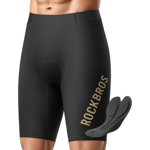 ROCKBROS Bike Shorts 3D Padded Breathable Elastic Seamless Mens Cycling Shorts for Road & Mountain Biking