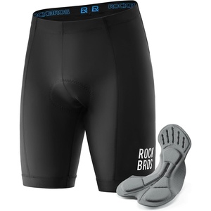 ROCKBROS Bike Shorts for Men, 3D Padded Cycling Shorts Men, Quick-Drying Biking Shorts, Breathable Mountain Bike Shorts