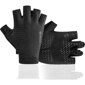ROCKBROS Cycling Gloves – Half Finger MTB & Road Biking Gloves for Men & Women – Absorbing Gel Pad, Anti-Slip, Breathable(US S=Asian M)