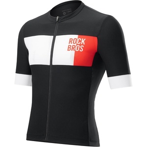 ROCKBROS Cycling Jersey Men Short Sleeve Bike Shirt Breathable Quick-Drying High-Elastic Road Mountain Bike Jersey