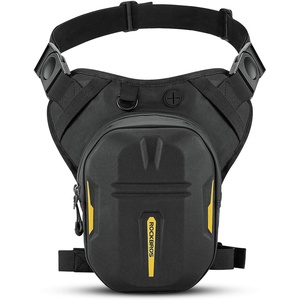 ROCKBROS Drop Leg Bag 3 IN 1 Motorcycle Waist Pack Thigh Bag Magnetic Motorcycle Tank Bag Muti-functions Leg Pouch for Men Women Cycling Hiking Running Camping Travel 10L Black