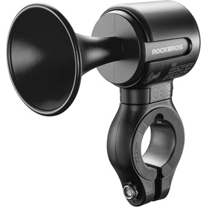 ROCKBROS Electric Bike Horn, Findmy Anti Loss Device, 120dB Bike Horn Alarm,IPX5 Waterproof Bicycle Horns for Mountain/Road/Folding/Electric Bikes(black)