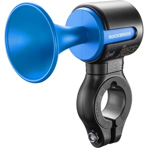 ROCKBROS Electric Bike Horn, Findmy Anti Loss Device, 120dB Bike Horn Alarm,IPX5 Waterproof Bicycle Horns for Mountain/Road/Folding/Electric Bikes(blue)