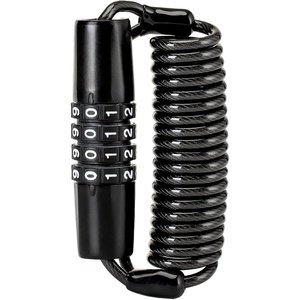 ROCKBROS Motorcycle Helmet Lock with Retractable 4-Digit Cable Lock for Bikes, Strollers, Luggage(Straight)