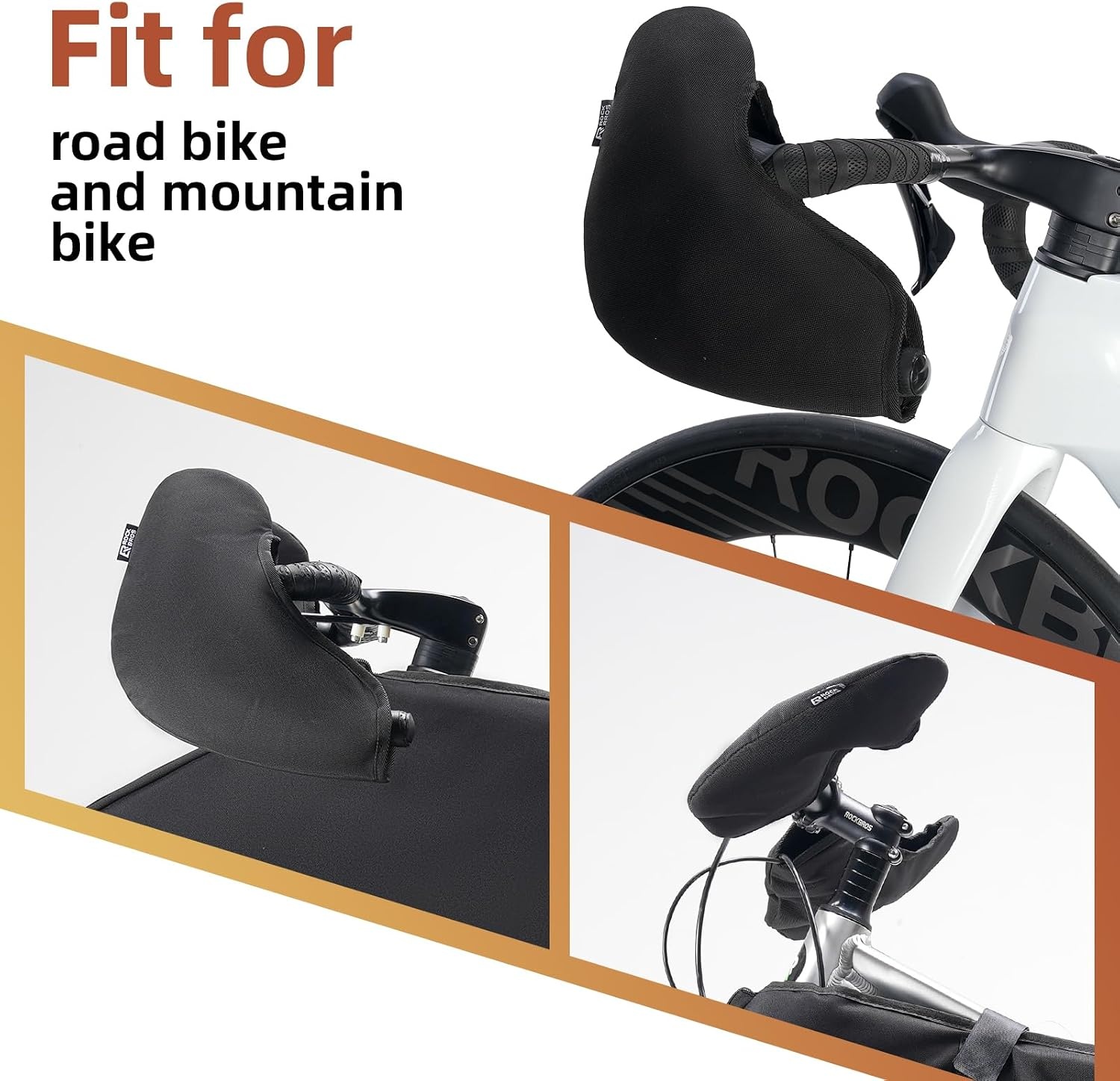 image:imageROCKBROS Bike Shifter Protective Cover Drop Handlebar Cover ScratchResistant amp DustProof Storage Accessory for Road amp Mountain Bikes