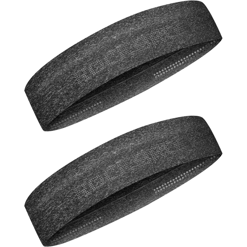 image:imageROCKBROS Pickleball Headband Ice Silk Elastic Cooling Sweatband for Men Women Running Gym Tennis SoccerGrey and Grey