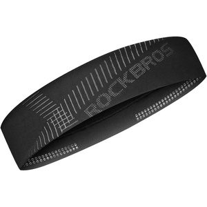 ROCKBROS Pickleball Headband Ice Silk Elastic Cooling Sweatband for Men Women Running Gym Tennis Soccer(Black)