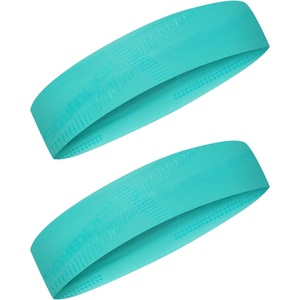 ROCKBROS Pickleball Headband Ice Silk Elastic Cooling Sweatband for Men Women Running Gym Tennis Soccer(Blue and Blue)