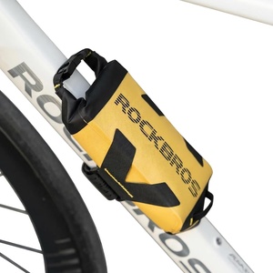 ROCKBROS Bike Frame Bag Waterproof Bicycle Storage Bag 1L Under Top Tube Fits for MTB Mountain Road Bike Accessories
