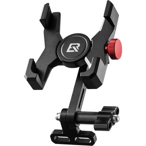 ROCKBROS Bike Phone Holder, Aluminum Bike Phone Mount Holder,Handlebar Mounted Cell Phone Holder for 4.7-7.1 Inch Phones (Stem Mount)(Stem Mount)