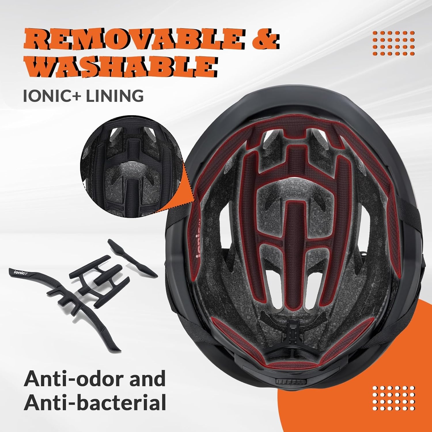 image:imageROCKBROS Bike Helmet for Adults Size 5462 cm for Riders Microshell Adjustable Dial Interior Padding Air Vents Mountain amp Road Bike MTB CommutingBlack Matte