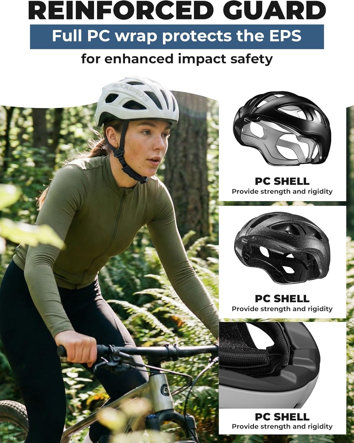 image:imageROCKBROS Helmet for AdultsMatte Nude Apricot