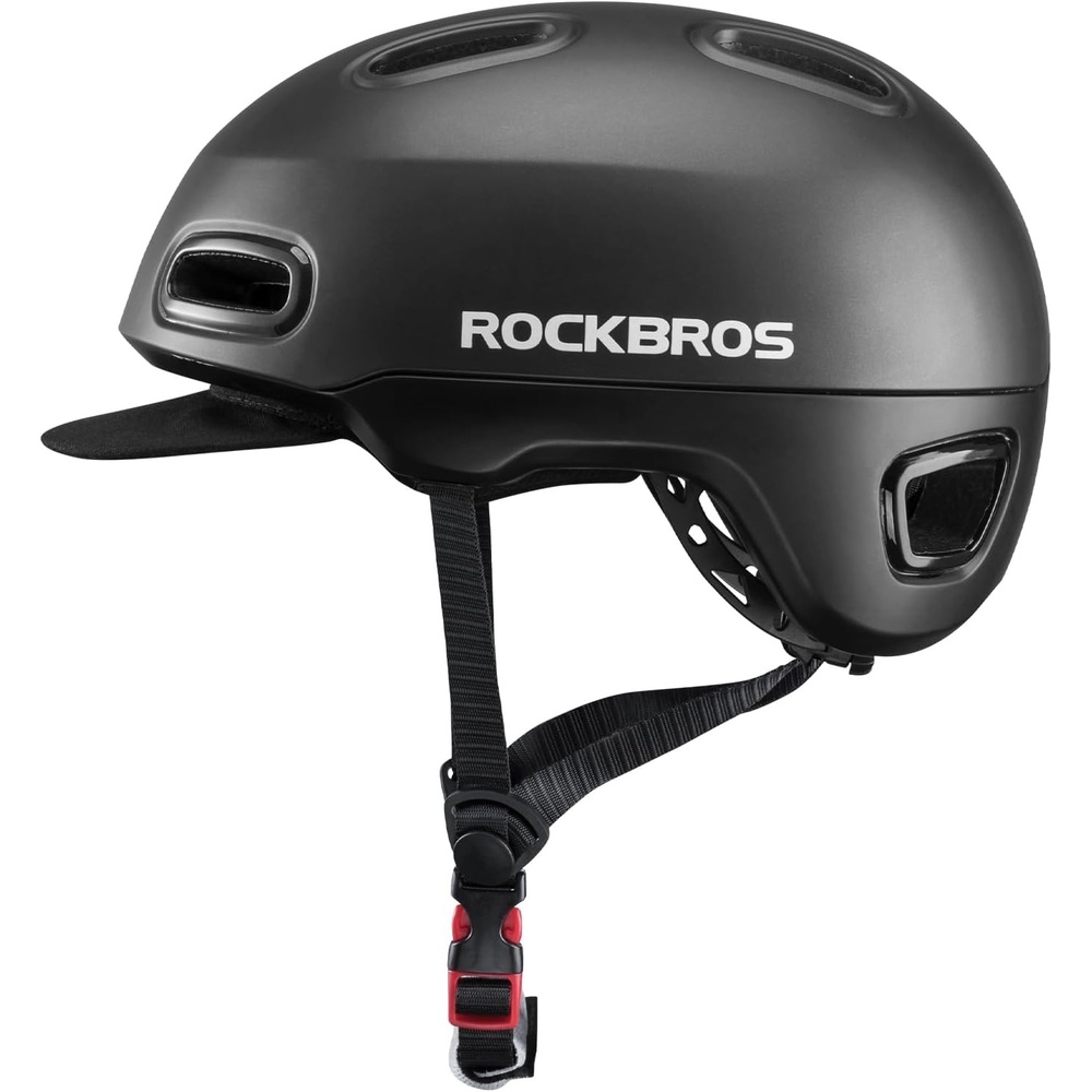 image:imageROCKBROS Bike Helmet for Adults Adjustable Cycling Helmet for Men amp Women CPSC Safety Certified Bicycle Helmet for Commuting Road Biking SkatingTitanium