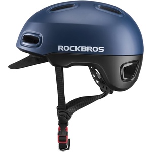 ROCKBROS Bike Helmet for Adults, Adjustable Cycling Helmet for Men & Women [CPSC Safety Certified] Bicycle Helmet for Commuting, Road Biking, Skating(Blue)