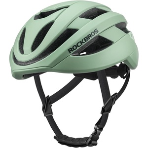 ROCKBROS Bike Helmet for Adults, Size 54-62 cm for Riders, Microshell, Adjustable Dial, Interior Padding, Air Vents, Mountain & Road Bike MTB Commuting(Bean Green Matte)
