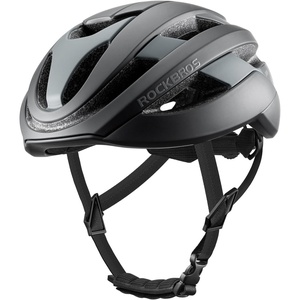 ROCKBROS Bike Helmet for Adults, Size 54-62 cm for Riders, Microshell, Adjustable Dial, Interior Padding, Air Vents, Mountain & Road Bike MTB Commuting(Black Matte)