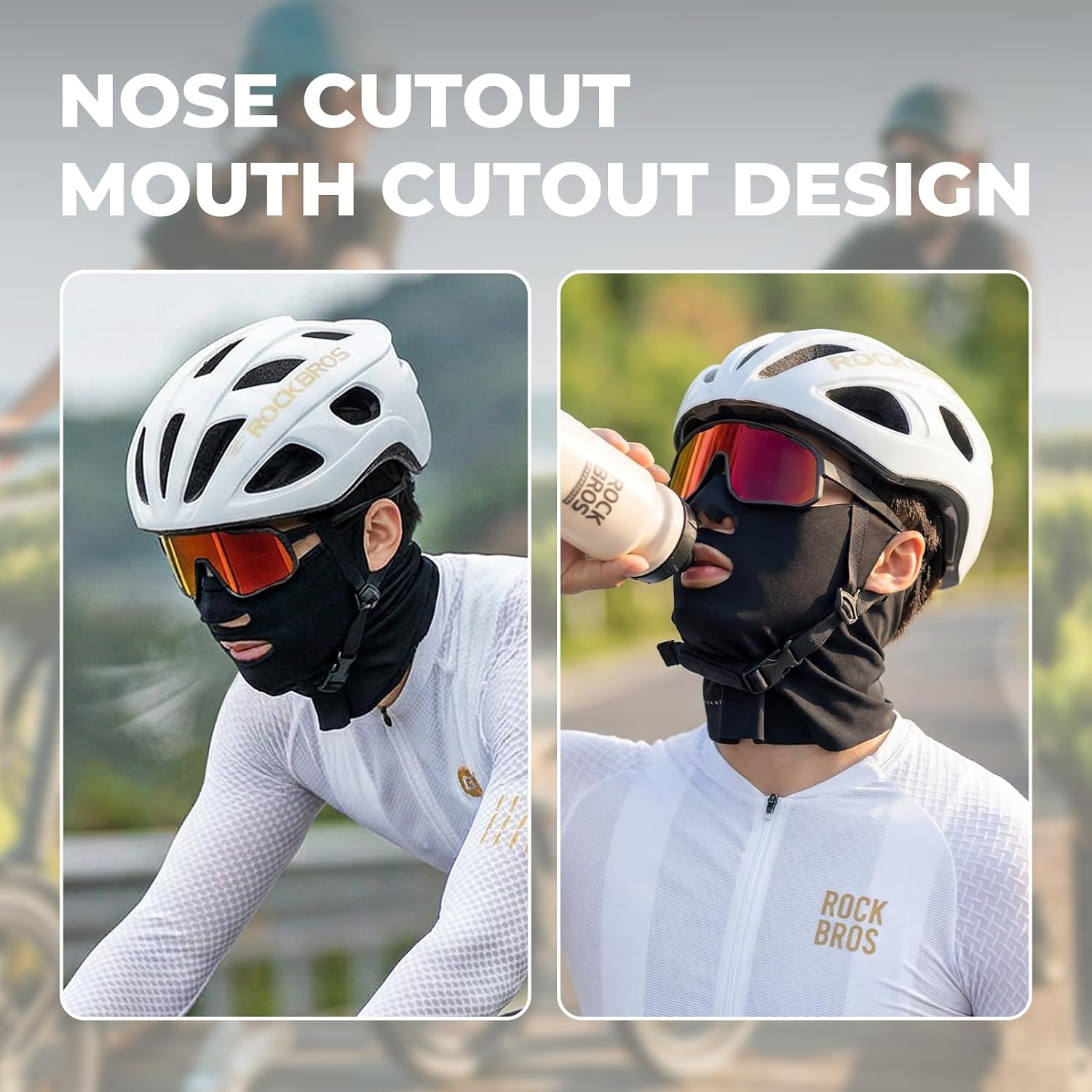 image:imageROCKBROS Neck Gaiter for Men and Women UPF 50 Breathable Face MaskCooling Neck Scarf for Outdoor Fishing CyclingGrey