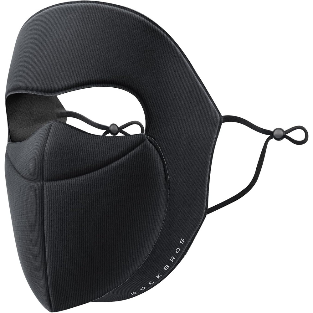image:imageROCKBROS UPF50 Full Face Mask Windproof Yearround Face Cover for Men Women Suit for Outdoor Cycling CommutingBlack