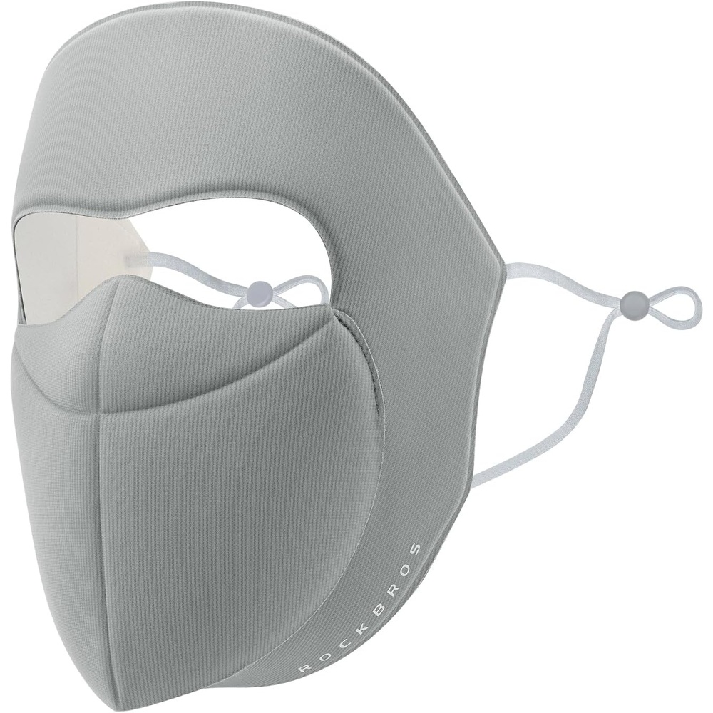 image:imageROCKBROS UPF50 Full Face Mask Windproof Yearround Face Cover for Men Women Suit for Outdoor Cycling CommutingGrey