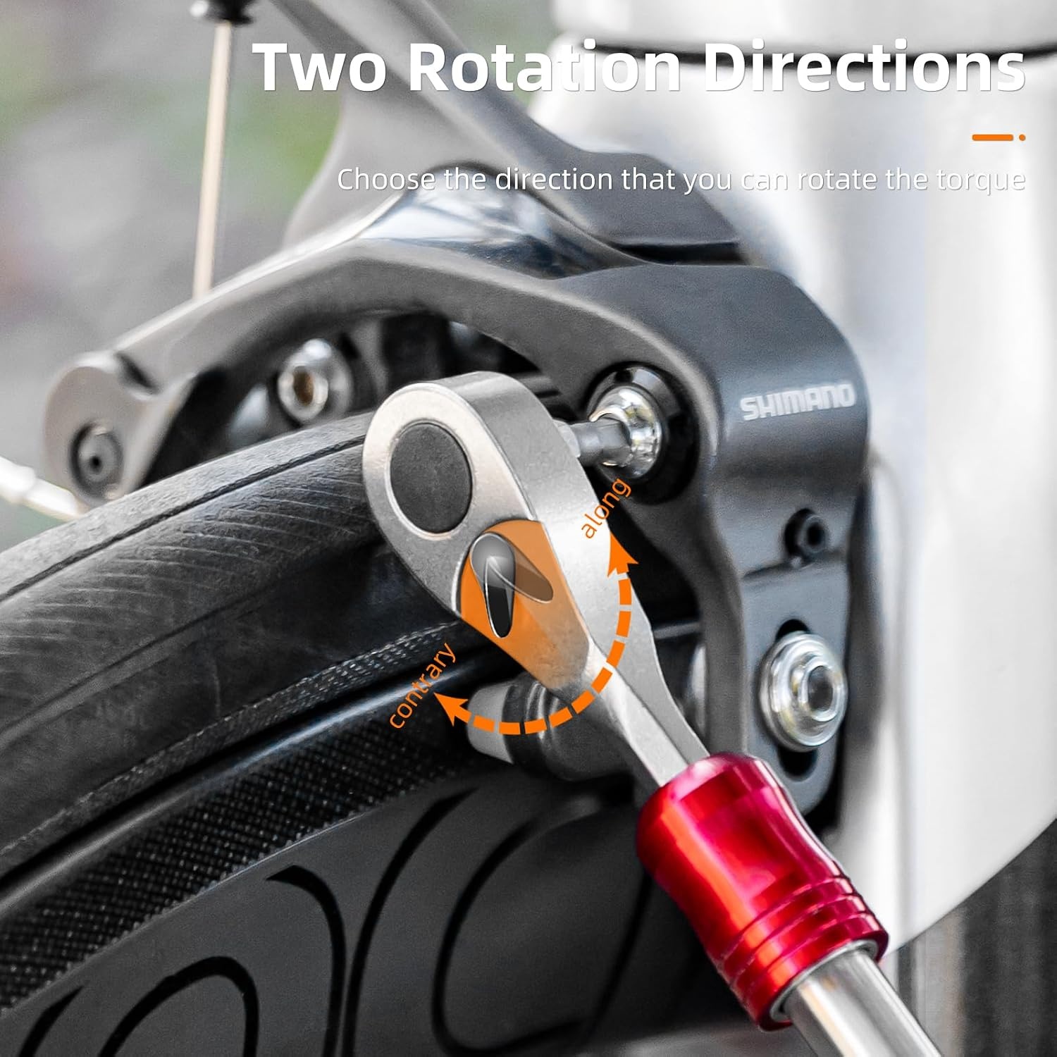 image:imageROCKBROS Bike Tools Kit Set 14 in 1 MultiFunction Repair Tool Portable FoldableReversible Ratchet Wrench10 Bits2 Tire Levers For Road Bike Mountain Bike and EBikeNormal