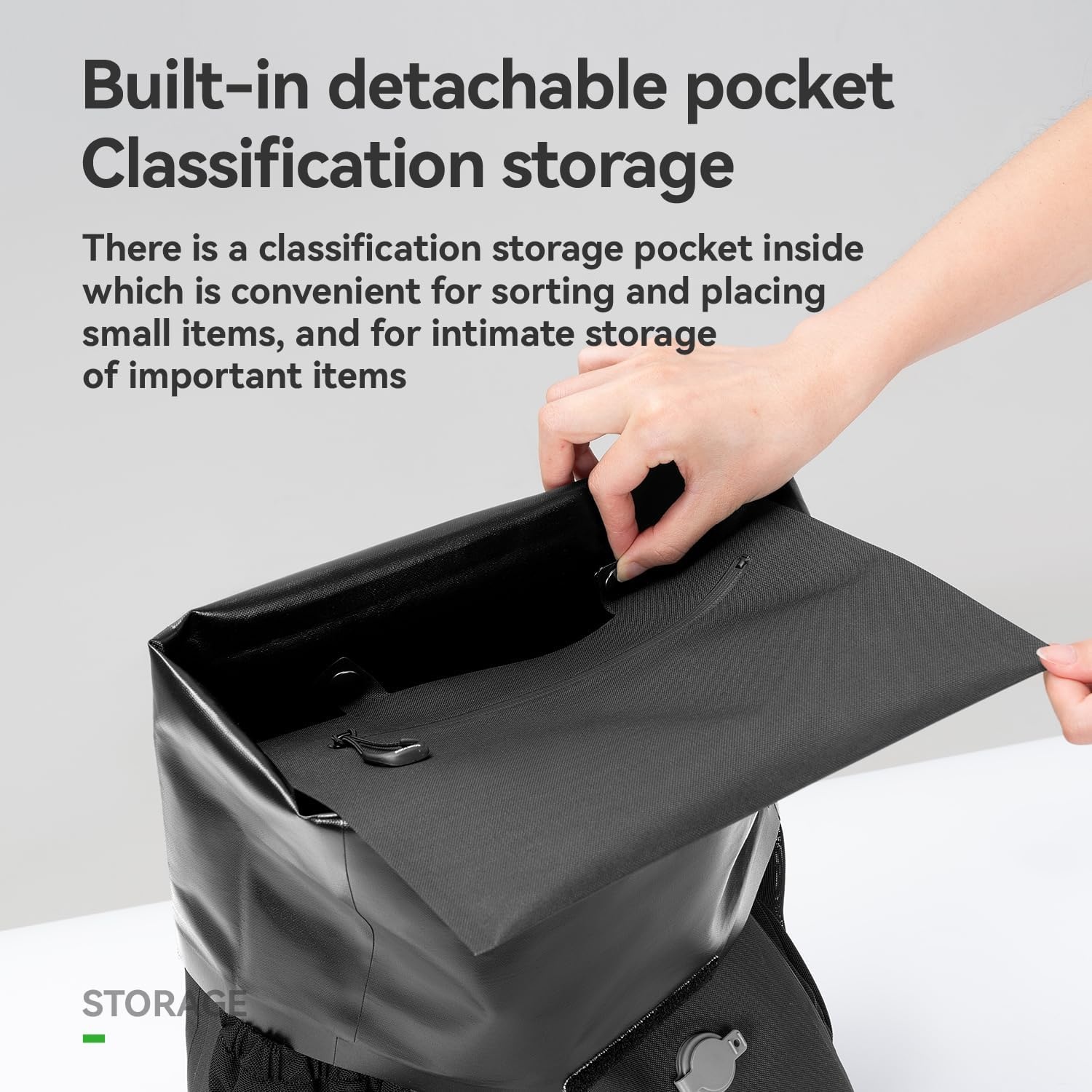 image:imageROCKBROS Bike Panniers 25L Waterproof Roll Top Vacuum Compression Pocket Adjustable Quick ReleaseIdeal for Cycling Touring CommutingBlack1