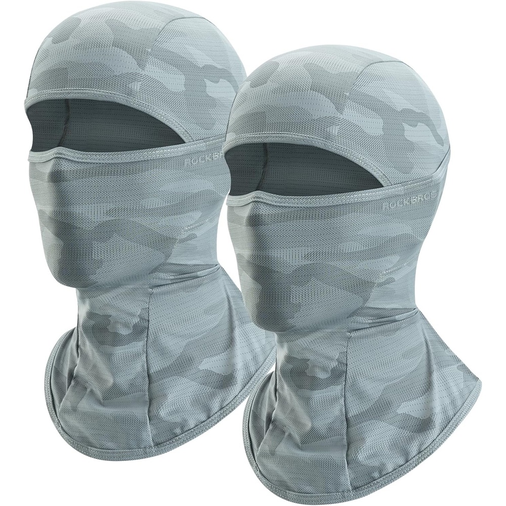 image:imageROCKBROS Cooling Balaclava Face Mask UV Protection Breathable Face Cover Cooling Balaclava with Breathable Fabric and UV Protection for Lightweight Comfort during Cycling Running and Outdoor UseGreygrey