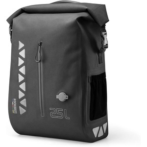 ROCKBROS Bike Panniers 25L Waterproof Roll Top Vacuum Compression Pocket | Adjustable Quick Release,Ideal for Cycling Touring Commuting(Black*1)