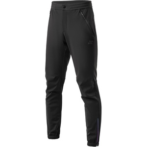 ROCKBROS Men’s Winter Cycling Pants Thermal Water-Resistant Joggers | Fleece-lined Warmth, Water-resistant Fabric, Elastic Waist and Reflective Details for Cold-weather Cycling(Black)