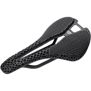 ROCKBROS 3D Printed Bike Saddle,177g-357g Hollow Ventilated Bicycle Seat | Carbon Fiber/Chromoly Rails & Nylon/Carbon Base,Entry Advanced Premium for Road MTB XC Triathlon Racing Cycling(Premium Black(177g))