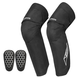 ROCKBROS Motorcycle Knee Pad Winter for Motorcycle Skiing Snowmobile(Long) | Leg Warmer Windproof Knee Warm Pad with EVA Protector(Long-Black)