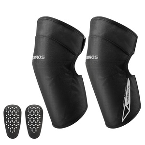 ROCKBROS Motorcycle Knee Pad Winter for Motorcycle Skiing Snowmobile(Long) | Leg Warmer Windproof Knee Warm Pad with EVA Protector(Short-Black)