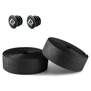 ROCKBROS EVA Road Bike Handlebar Tapes, Bicycle Bar Tape, Cycling Handle Wraps- 2 Rolls (Black)