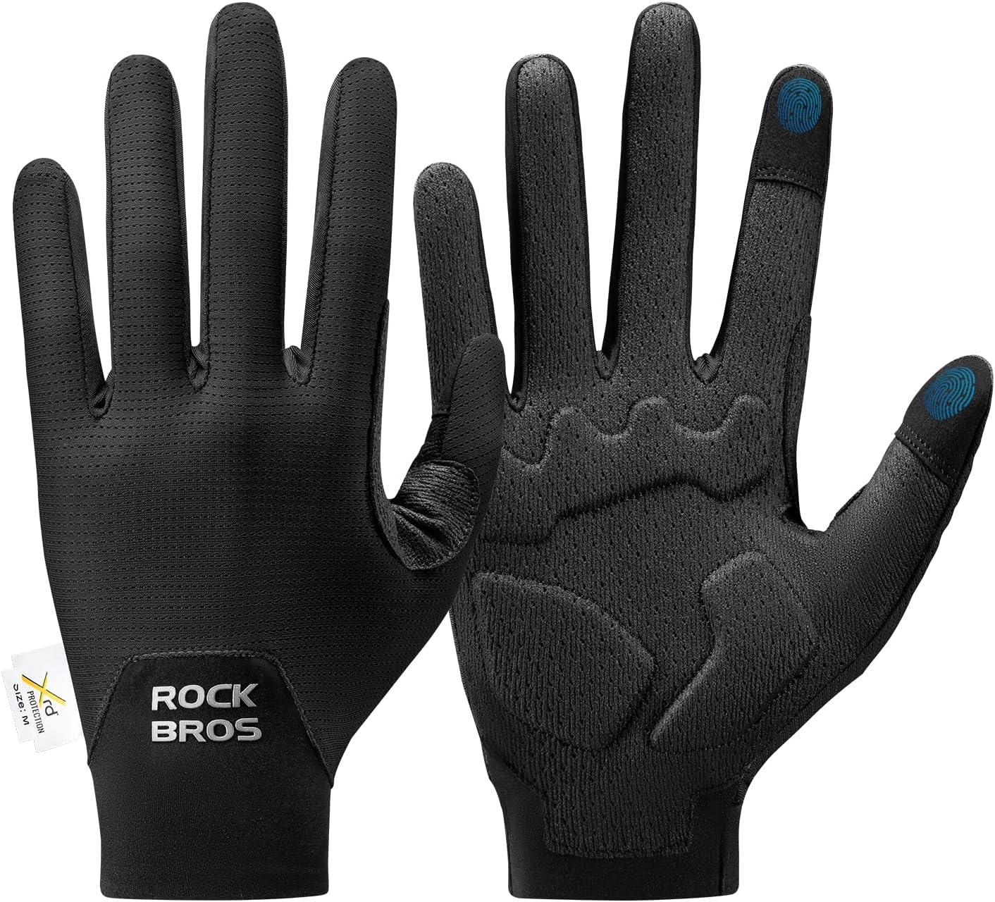 image:imageROCKBROS Cycling Gloves XRD Shock Absorbing Bicycle Riding AntiSlipBlack