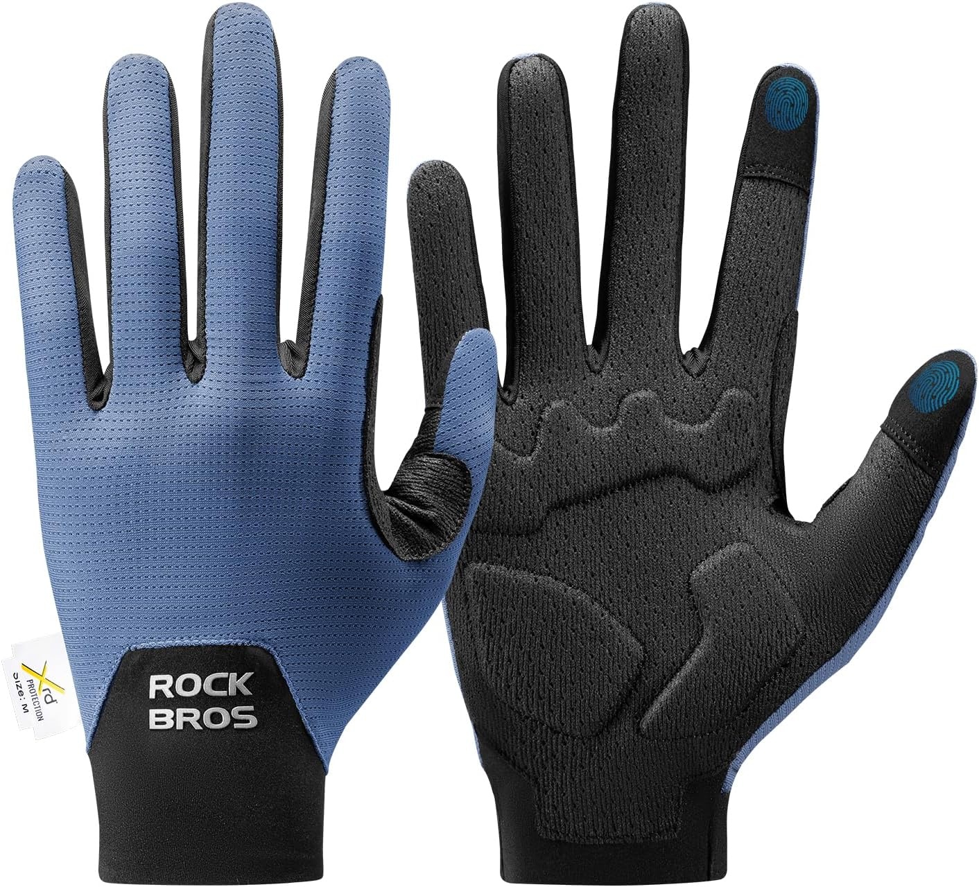 image:imageROCKBROS Cycling Gloves XRD Shock Absorbing Bicycle Riding AntiSlipBlue