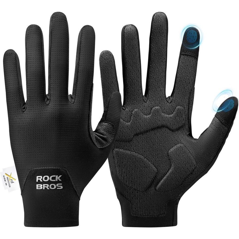 image:imageROCKBROS Cycling Gloves XRD Shock Absorbing Bicycle Riding AntiSlipBlack
