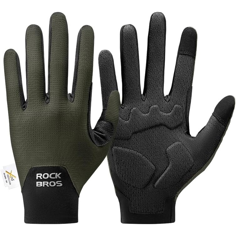 image:imageROCKBROS Cycling Gloves XRD Shock Absorbing Bicycle Riding AntiSlipGreen