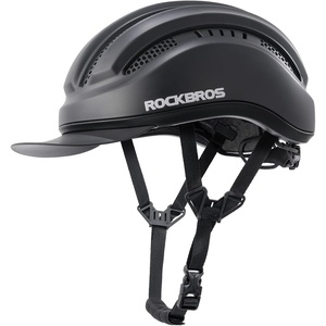 ROCKBROS Bike Helmet for Men & Women with Sun Visor Multi‑Sport Helmet(Matte Metallic Titanium)