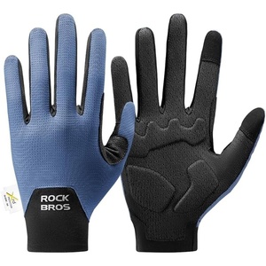 ROCKBROS Cycling Gloves XRD Shock Absorbing Bicycle Riding Anti-Slip(Blue)