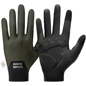 ROCKBROS Cycling Gloves XRD Shock Absorbing Bicycle Riding Anti-Slip(Green)