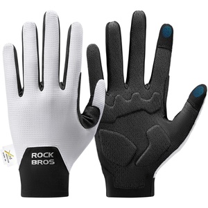 ROCKBROS Cycling Gloves XRD Shock Absorbing Bicycle Riding Anti-Slip(White)