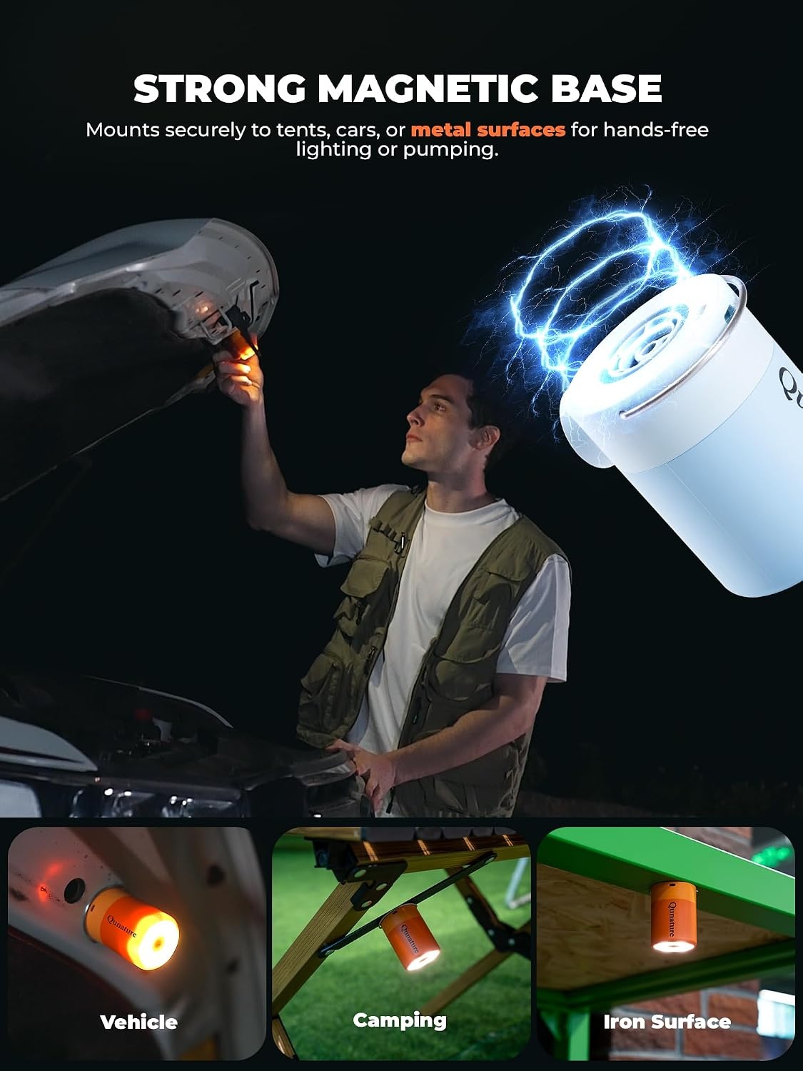 image:imageQunature Portable Air Pump Tiny Pump 30 5kPa for InflatablesBlue