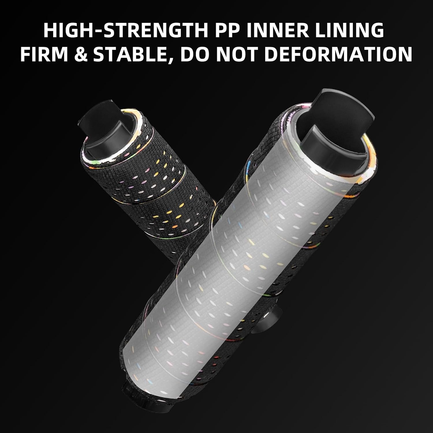 image:imageROCKBROS Bike Handlebar Grips 222 mm Handle Bar AntiSlip Grips for Bicycles Comfortable Silicone amp EVA WrapAround Handlebar Tape Design Aluminum Alloy Double Lock On with AntiDrop ScrewsWhite
