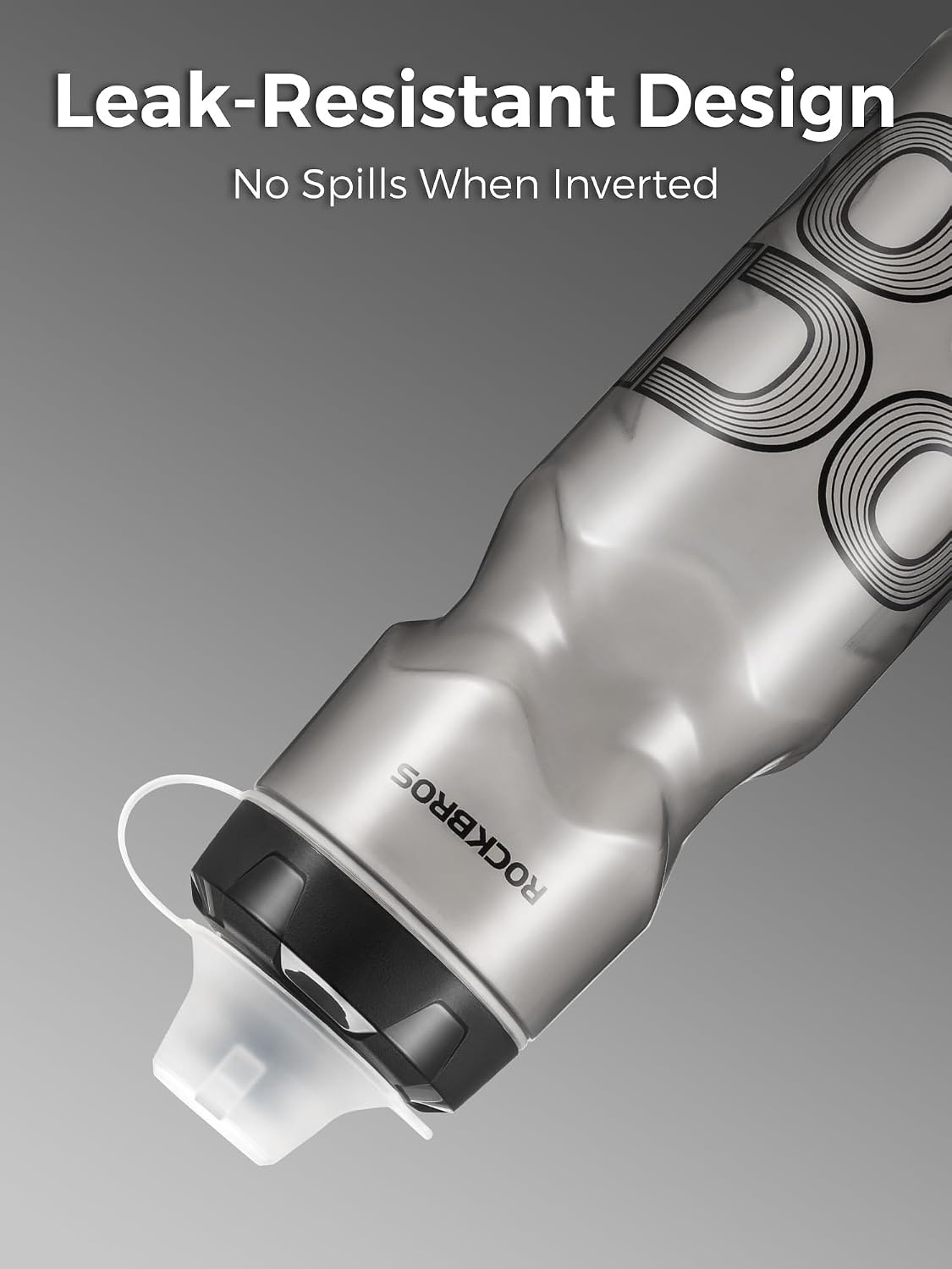 image:imageROCKBROS Bike Water Bottle 20ozHeartshaped Green