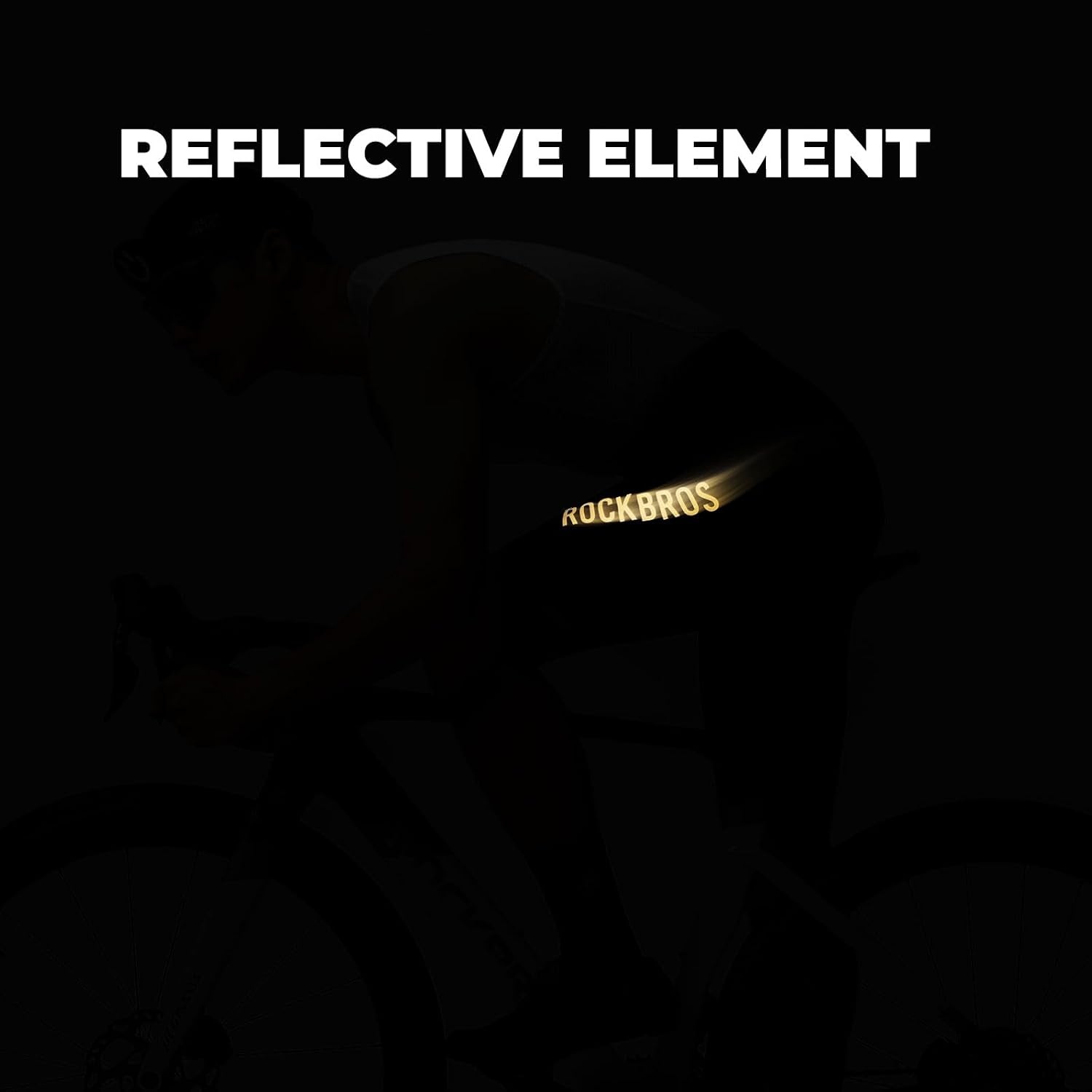 image:imageROCKBROS Mens Padded Bike Shorts 4D Chamois Cycling CompressionTitanium Gray