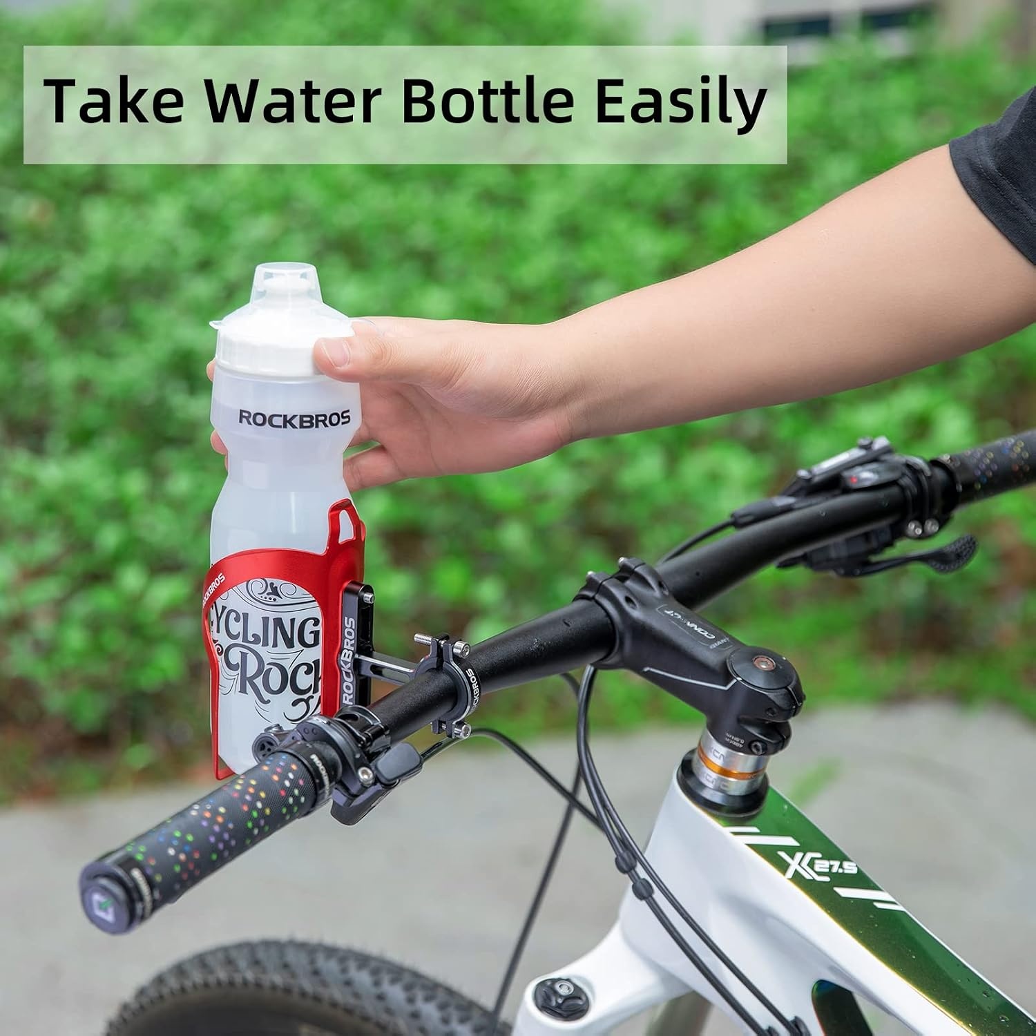 image:imageROCKBROS Bike Cup Holder2in1 Bicycle Bottle BracketOrange
