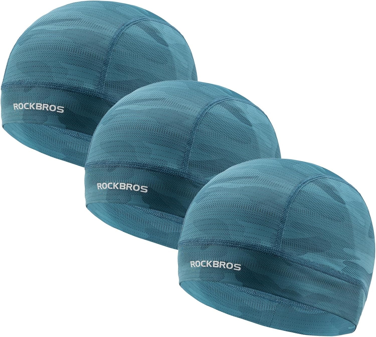 image:imageROCKBROS HelmetHard Hat Liner Sports Mesh Skull Cap MoistureWickingBlue3