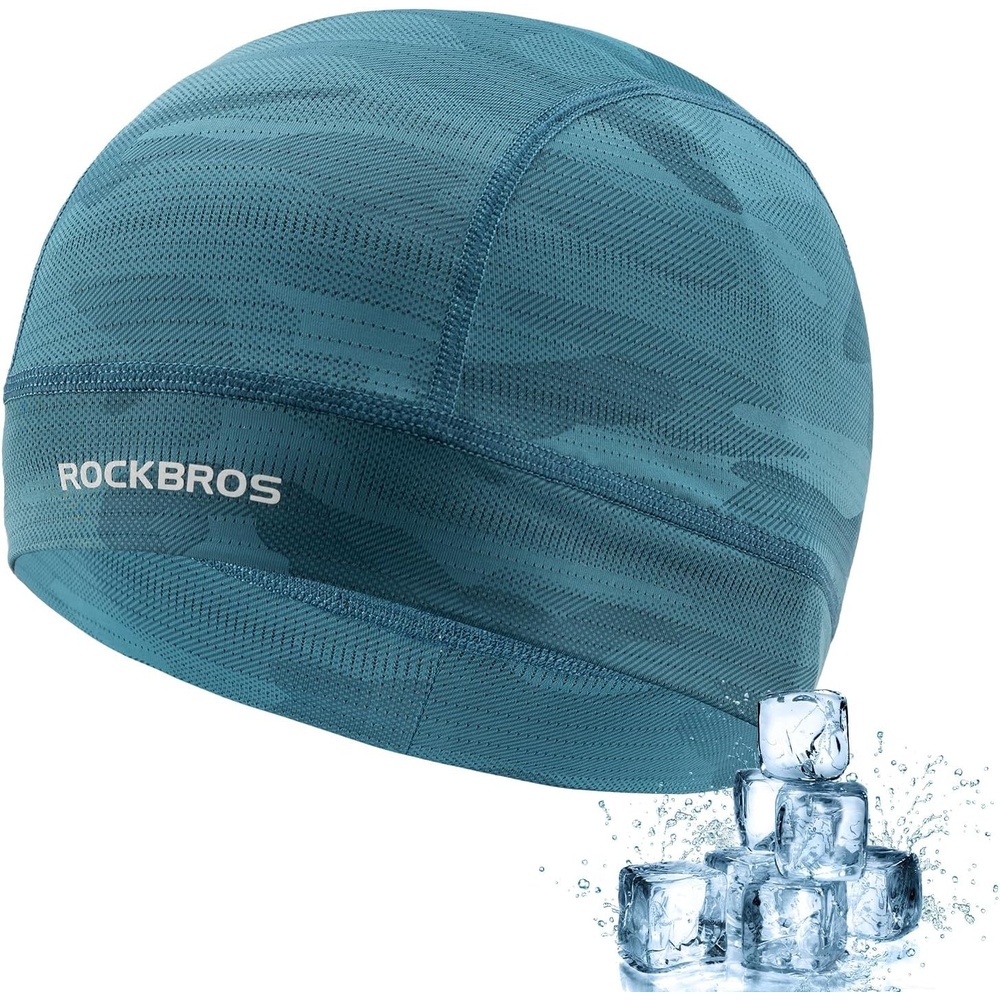 image:imageROCKBROS HelmetHard Hat Liner Sports Mesh Skull Cap MoistureWickingBlue